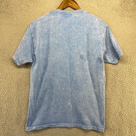 Yesterdays Sportswear Shirt Men's Small Blue Hanalei Kauai Hawaii Stone Washed - Picture 7 of 10